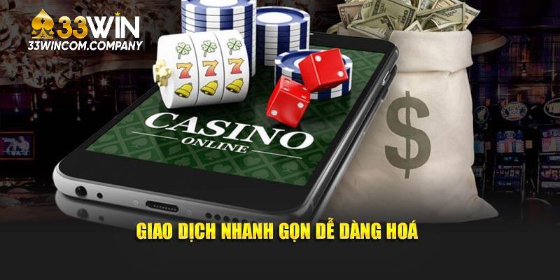 Giao dịch nhanh gọn dễ dàng hoá