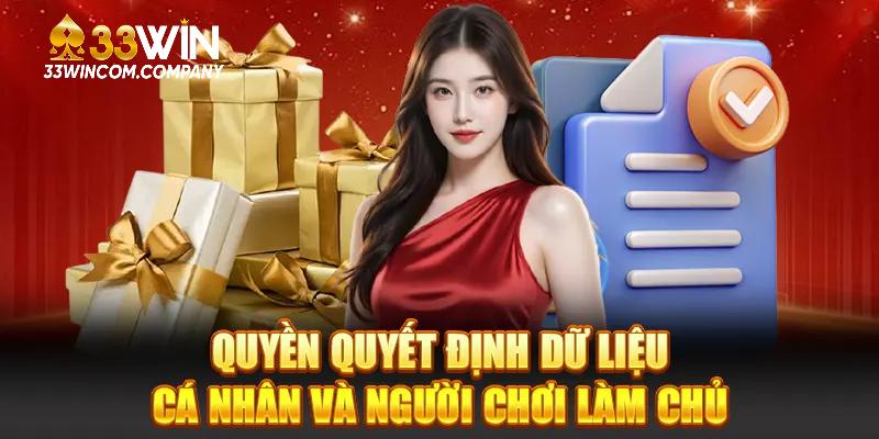 Quyền quyết định dữ liệu cá nhân và người chơi làm chủ