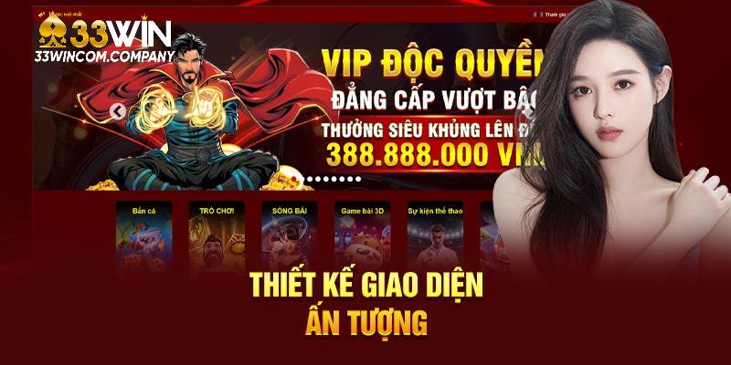 Thiết kế giao diện ấn tượng